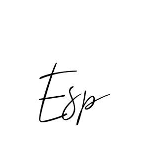 It looks lik you need a new signature style for name Esp. Design unique handwritten (Allison_Script) signature with our free signature maker in just a few clicks. Esp signature style 2 images and pictures png