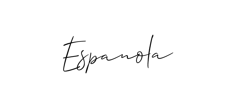 Make a beautiful signature design for name Espanola. Use this online signature maker to create a handwritten signature for free. Espanola signature style 2 images and pictures png