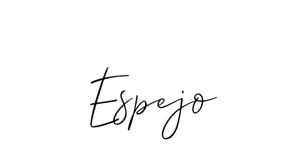 Best and Professional Signature Style for Espejo. Allison_Script Best Signature Style Collection. Espejo signature style 2 images and pictures png