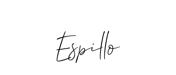 Best and Professional Signature Style for Espillo. Allison_Script Best Signature Style Collection. Espillo signature style 2 images and pictures png