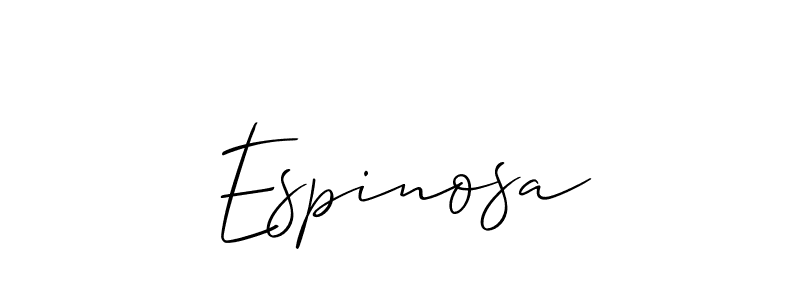 It looks lik you need a new signature style for name Espinosa. Design unique handwritten (Allison_Script) signature with our free signature maker in just a few clicks. Espinosa signature style 2 images and pictures png
