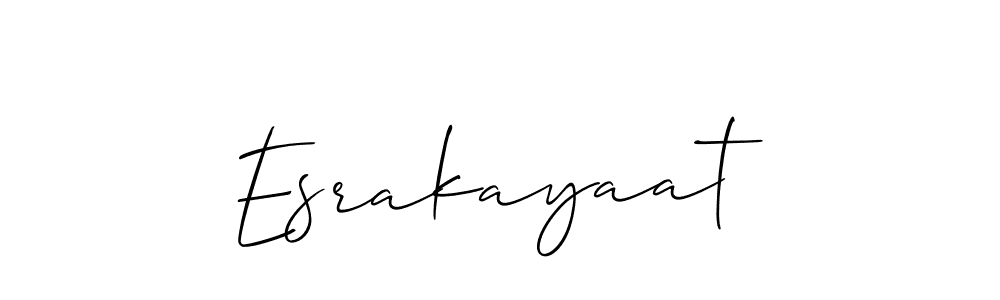 Check out images of Autograph of Esrakayaat name. Actor Esrakayaat Signature Style. Allison_Script is a professional sign style online. Esrakayaat signature style 2 images and pictures png