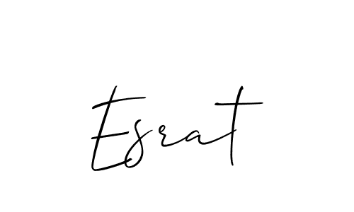 Best and Professional Signature Style for Esrat. Allison_Script Best Signature Style Collection. Esrat signature style 2 images and pictures png