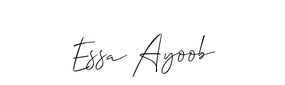 Here are the top 10 professional signature styles for the name Essa Ayoob. These are the best autograph styles you can use for your name. Essa Ayoob signature style 2 images and pictures png