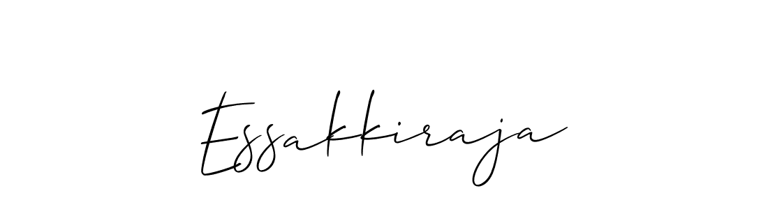 Make a short Essakkiraja signature style. Manage your documents anywhere anytime using Allison_Script. Create and add eSignatures, submit forms, share and send files easily. Essakkiraja signature style 2 images and pictures png
