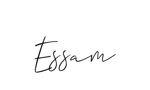 Best and Professional Signature Style for Essam. Allison_Script Best Signature Style Collection. Essam signature style 2 images and pictures png