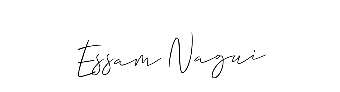 Similarly Allison_Script is the best handwritten signature design. Signature creator online .You can use it as an online autograph creator for name Essam Nagui. Essam Nagui signature style 2 images and pictures png