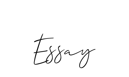 Also we have Essay name is the best signature style. Create professional handwritten signature collection using Allison_Script autograph style. Essay signature style 2 images and pictures png