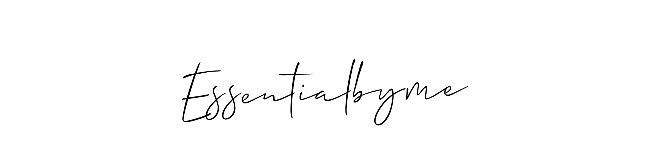 How to Draw Essentialbyme signature style? Allison_Script is a latest design signature styles for name Essentialbyme. Essentialbyme signature style 2 images and pictures png