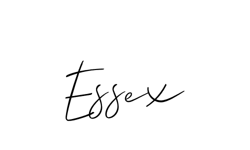 Allison_Script is a professional signature style that is perfect for those who want to add a touch of class to their signature. It is also a great choice for those who want to make their signature more unique. Get Essex name to fancy signature for free. Essex signature style 2 images and pictures png