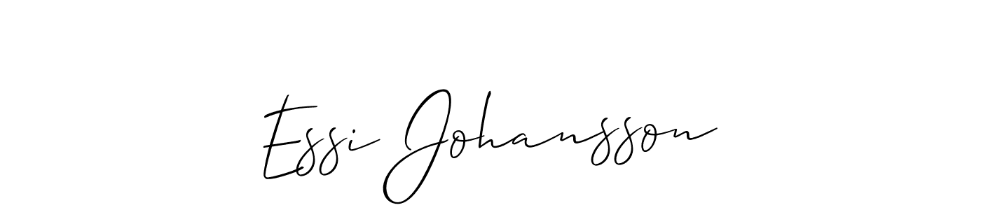 Once you've used our free online signature maker to create your best signature Allison_Script style, it's time to enjoy all of the benefits that Essi Johansson name signing documents. Essi Johansson signature style 2 images and pictures png