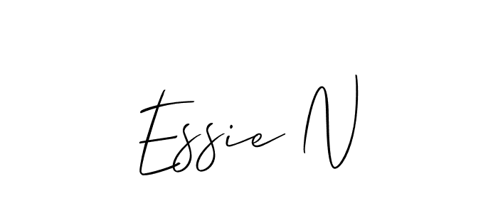 Once you've used our free online signature maker to create your best signature Allison_Script style, it's time to enjoy all of the benefits that Essie N name signing documents. Essie N signature style 2 images and pictures png