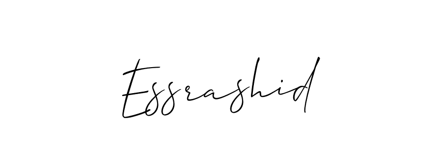 You should practise on your own different ways (Allison_Script) to write your name (Essrashid) in signature. don't let someone else do it for you. Essrashid signature style 2 images and pictures png