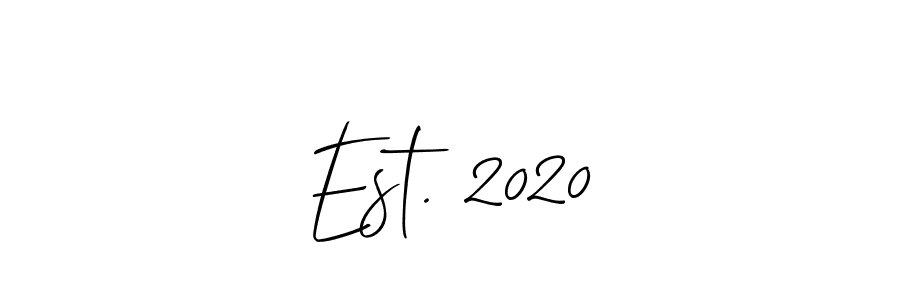 You can use this online signature creator to create a handwritten signature for the name Est. 2020. This is the best online autograph maker. Est. 2020 signature style 2 images and pictures png