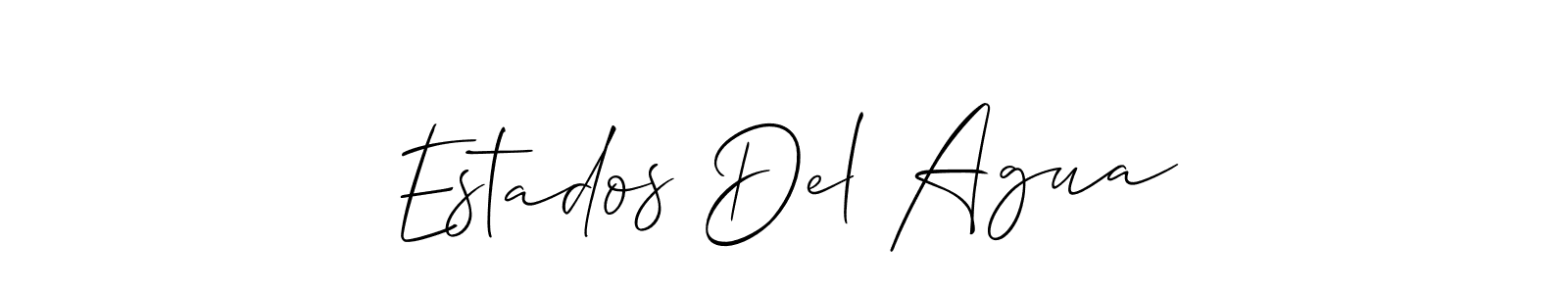 Make a beautiful signature design for name Estados Del Agua. Use this online signature maker to create a handwritten signature for free. Estados Del Agua signature style 2 images and pictures png