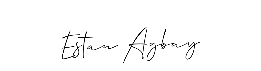 if you are searching for the best signature style for your name Estan Agbay. so please give up your signature search. here we have designed multiple signature styles  using Allison_Script. Estan Agbay signature style 2 images and pictures png