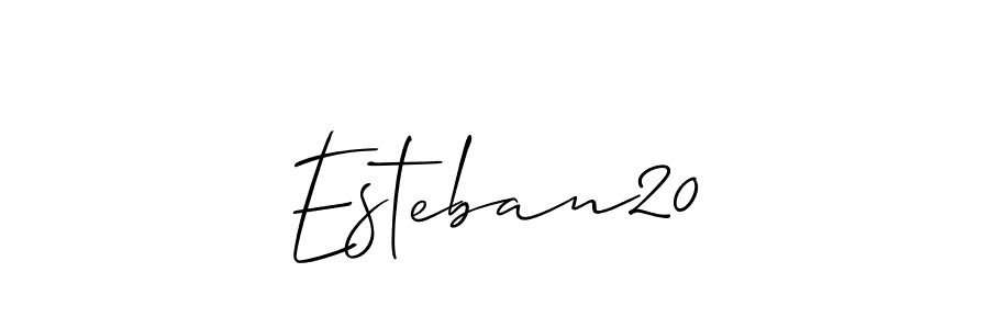 if you are searching for the best signature style for your name Esteban20. so please give up your signature search. here we have designed multiple signature styles  using Allison_Script. Esteban20 signature style 2 images and pictures png