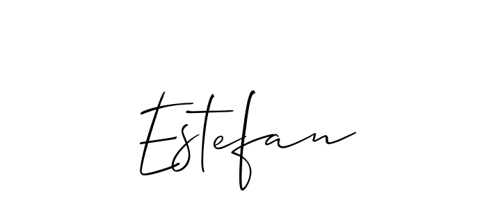 How to make Estefan name signature. Use Allison_Script style for creating short signs online. This is the latest handwritten sign. Estefan signature style 2 images and pictures png