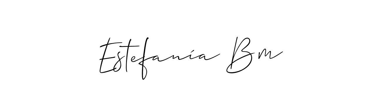 Here are the top 10 professional signature styles for the name Estefanía Bm. These are the best autograph styles you can use for your name. Estefanía Bm signature style 2 images and pictures png