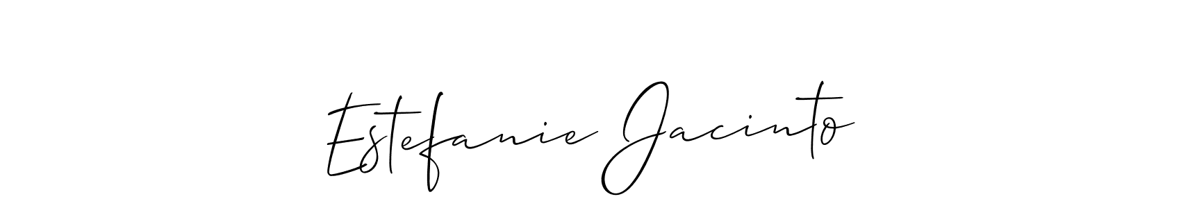 Check out images of Autograph of Estefanie Jacinto name. Actor Estefanie Jacinto Signature Style. Allison_Script is a professional sign style online. Estefanie Jacinto signature style 2 images and pictures png