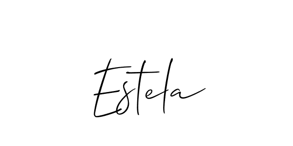 Also You can easily find your signature by using the search form. We will create Estela name handwritten signature images for you free of cost using Allison_Script sign style. Estela signature style 2 images and pictures png