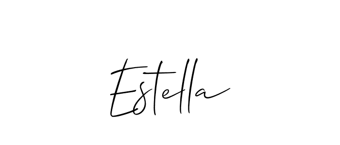 Make a short Estella signature style. Manage your documents anywhere anytime using Allison_Script. Create and add eSignatures, submit forms, share and send files easily. Estella signature style 2 images and pictures png