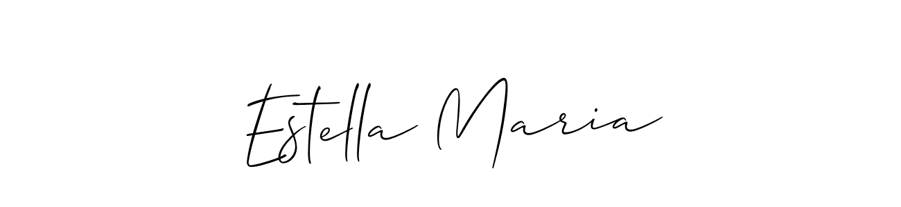 Here are the top 10 professional signature styles for the name Estella Maria. These are the best autograph styles you can use for your name. Estella Maria signature style 2 images and pictures png