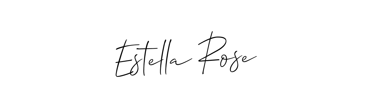 Best and Professional Signature Style for Estella Rose. Allison_Script Best Signature Style Collection. Estella Rose signature style 2 images and pictures png