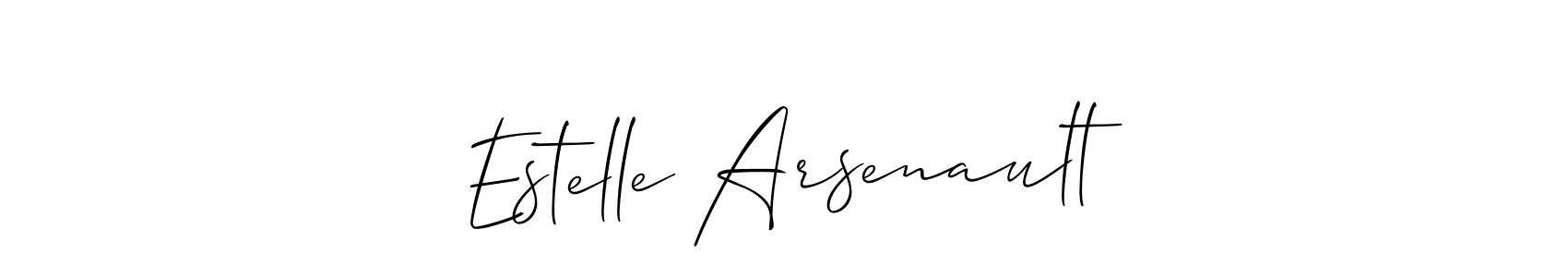 Best and Professional Signature Style for Estelle Arsenault. Allison_Script Best Signature Style Collection. Estelle Arsenault signature style 2 images and pictures png
