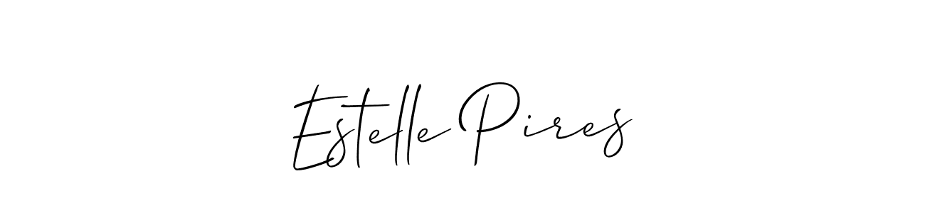 Make a short Estelle Pires signature style. Manage your documents anywhere anytime using Allison_Script. Create and add eSignatures, submit forms, share and send files easily. Estelle Pires signature style 2 images and pictures png