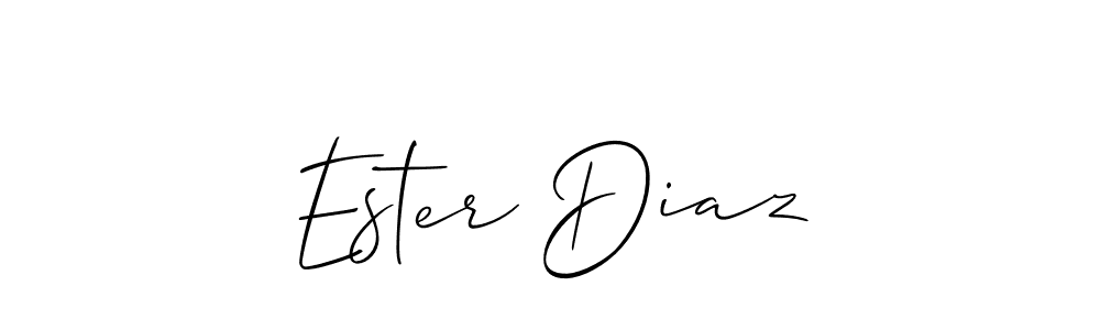 Check out images of Autograph of Ester Diaz name. Actor Ester Diaz Signature Style. Allison_Script is a professional sign style online. Ester Diaz signature style 2 images and pictures png