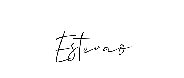 Make a beautiful signature design for name Estevao. With this signature (Allison_Script) style, you can create a handwritten signature for free. Estevao signature style 2 images and pictures png