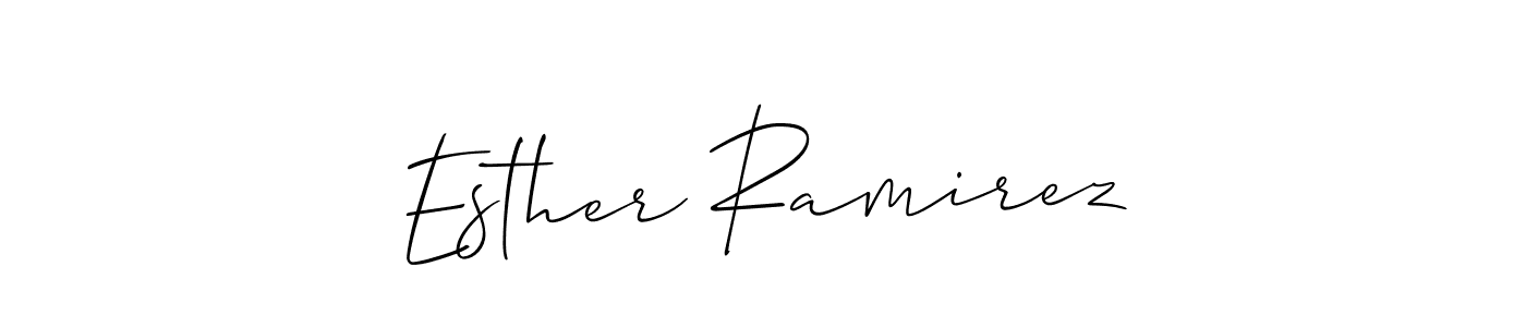 How to Draw Esther Ramirez signature style? Allison_Script is a latest design signature styles for name Esther Ramirez. Esther Ramirez signature style 2 images and pictures png