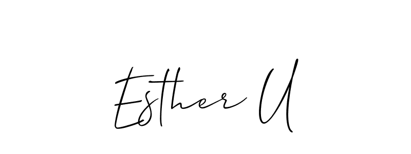 See photos of Esther U official signature by Spectra . Check more albums & portfolios. Read reviews & check more about Allison_Script font. Esther U signature style 2 images and pictures png