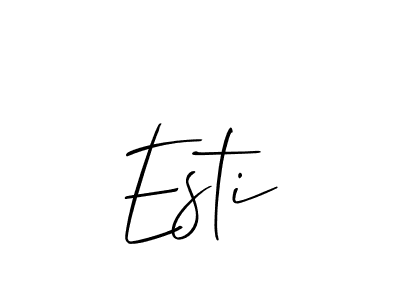 You can use this online signature creator to create a handwritten signature for the name Esti. This is the best online autograph maker. Esti signature style 2 images and pictures png