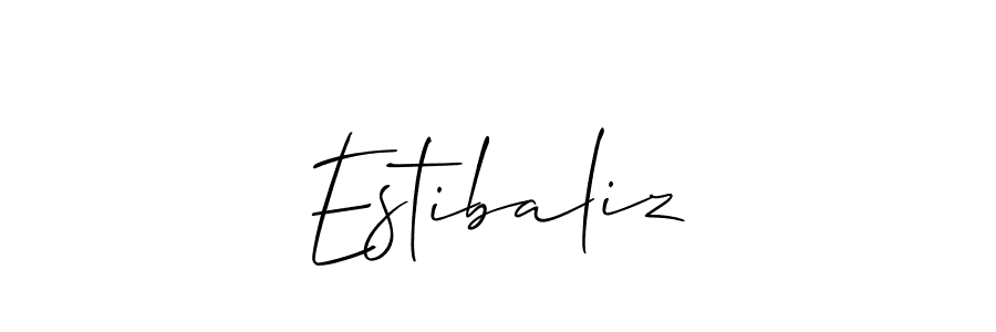 The best way (Allison_Script) to make a short signature is to pick only two or three words in your name. The name Estibaliz include a total of six letters. For converting this name. Estibaliz signature style 2 images and pictures png