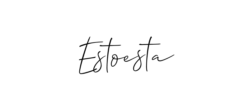 Once you've used our free online signature maker to create your best signature Allison_Script style, it's time to enjoy all of the benefits that Estoesta name signing documents. Estoesta signature style 2 images and pictures png