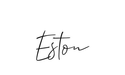 Check out images of Autograph of Eston name. Actor Eston Signature Style. Allison_Script is a professional sign style online. Eston signature style 2 images and pictures png