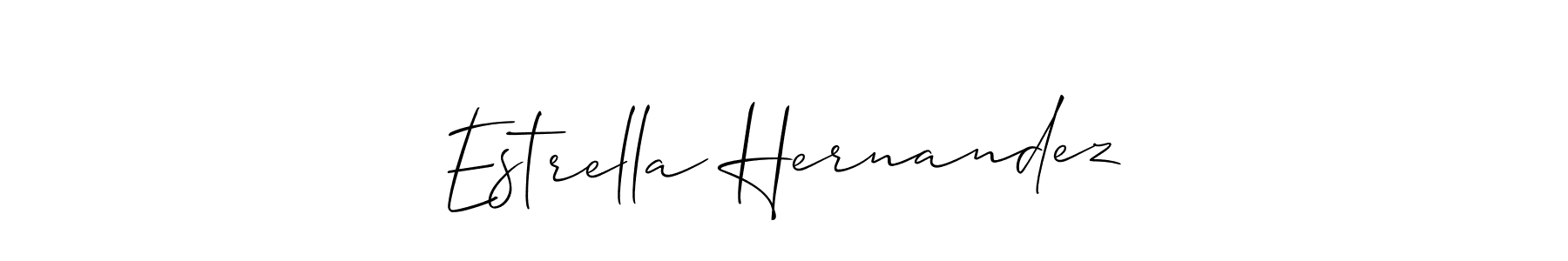 Estrella Hernandez stylish signature style. Best Handwritten Sign (Allison_Script) for my name. Handwritten Signature Collection Ideas for my name Estrella Hernandez. Estrella Hernandez signature style 2 images and pictures png