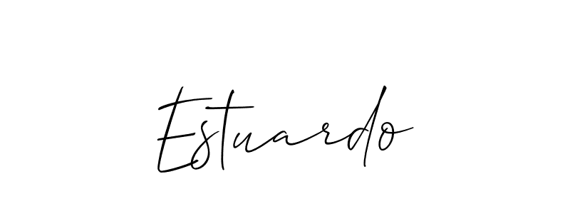 if you are searching for the best signature style for your name Estuardo. so please give up your signature search. here we have designed multiple signature styles  using Allison_Script. Estuardo signature style 2 images and pictures png