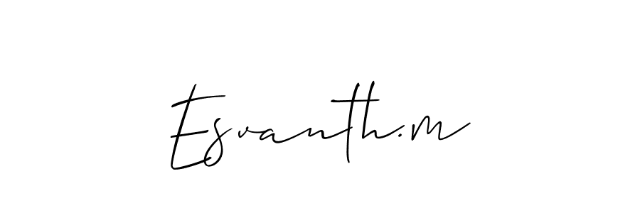 See photos of Esvanth.m official signature by Spectra . Check more albums & portfolios. Read reviews & check more about Allison_Script font. Esvanth.m signature style 2 images and pictures png