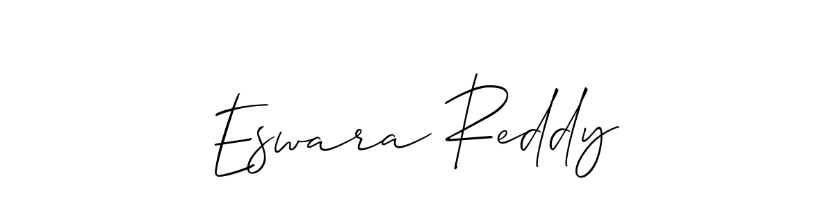if you are searching for the best signature style for your name Eswara Reddy. so please give up your signature search. here we have designed multiple signature styles  using Allison_Script. Eswara Reddy signature style 2 images and pictures png