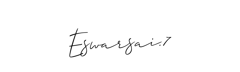 Make a beautiful signature design for name Eswarsai.7. Use this online signature maker to create a handwritten signature for free. Eswarsai.7 signature style 2 images and pictures png