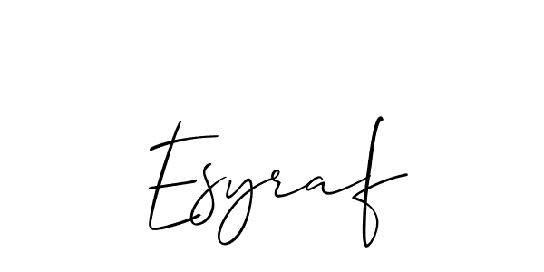 You can use this online signature creator to create a handwritten signature for the name Esyraf. This is the best online autograph maker. Esyraf signature style 2 images and pictures png