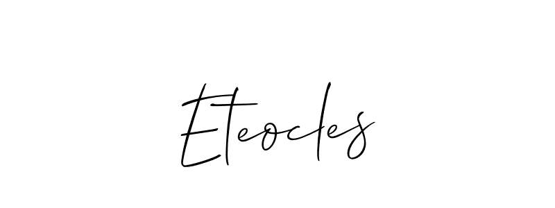 if you are searching for the best signature style for your name Eteocles. so please give up your signature search. here we have designed multiple signature styles  using Allison_Script. Eteocles signature style 2 images and pictures png