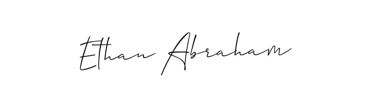 Ethan Abraham stylish signature style. Best Handwritten Sign (Allison_Script) for my name. Handwritten Signature Collection Ideas for my name Ethan Abraham. Ethan Abraham signature style 2 images and pictures png