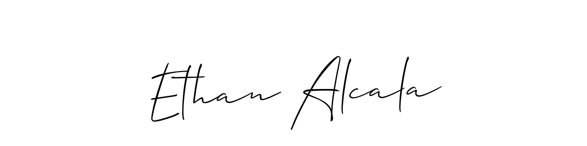 It looks lik you need a new signature style for name Ethan Alcala. Design unique handwritten (Allison_Script) signature with our free signature maker in just a few clicks. Ethan Alcala signature style 2 images and pictures png