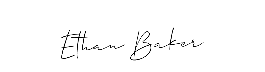 Design your own signature with our free online signature maker. With this signature software, you can create a handwritten (Allison_Script) signature for name Ethan Baker. Ethan Baker signature style 2 images and pictures png