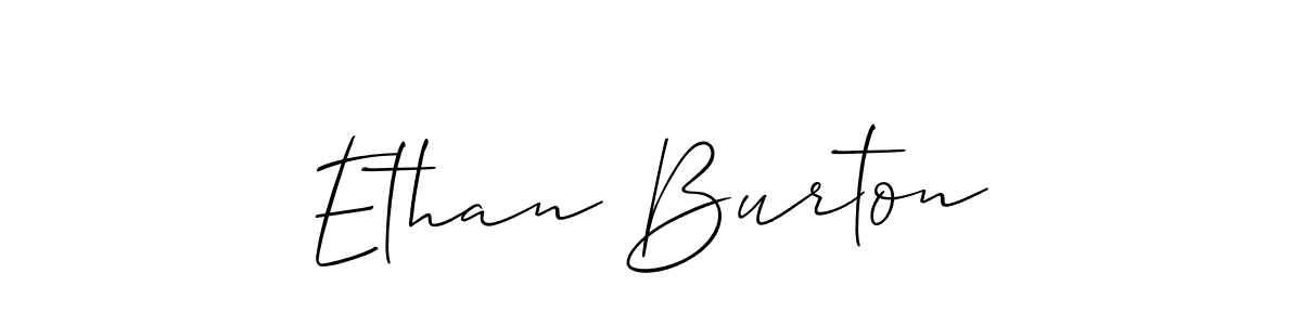 Similarly Allison_Script is the best handwritten signature design. Signature creator online .You can use it as an online autograph creator for name Ethan Burton. Ethan Burton signature style 2 images and pictures png