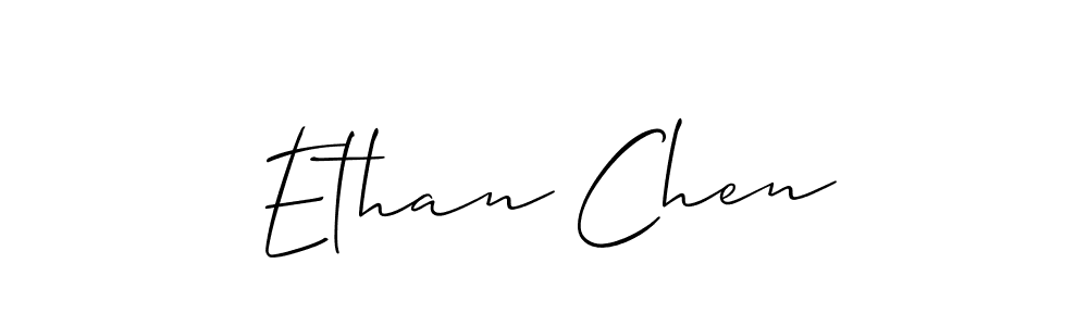 Similarly Allison_Script is the best handwritten signature design. Signature creator online .You can use it as an online autograph creator for name Ethan Chen. Ethan Chen signature style 2 images and pictures png